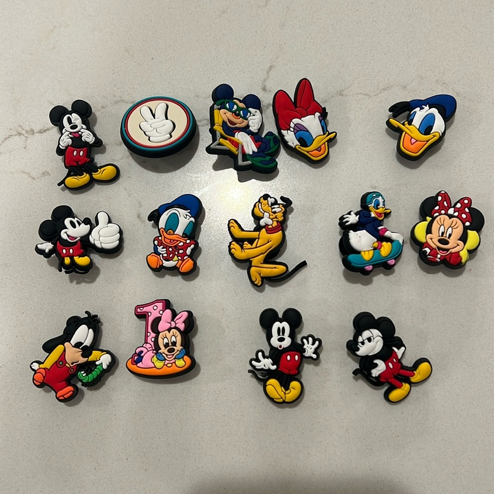 14 piece Disney Croc Charm Set